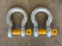 2 X 55t Bow Shackles