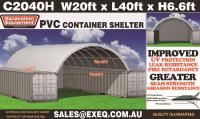 20ft X 40ft Heavy Duty Container Shelter With End