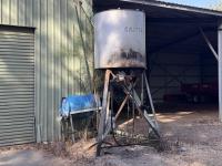 1,200l Overhead Diesel Tank And Stand