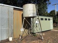 2,000l Overhead Diesel Tank And Stand