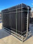 24 X WROUGHT IRON STYLE FENCE PANELS
