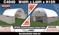 40FT X 40FT HEAVY DUTY CONTAINER SHELTER