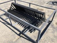 Skid Steer Rock Bucket Attachment