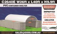 427 · 26FT X 40FT HEAVY DUTY CONTAINER SHELTER WITH END