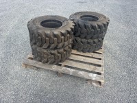 4 X 27x10-12" Skid Steer Tyres
