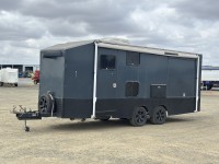194 · HOMEMADE PIGTRAILER CONVERTED TO CARAVAN
